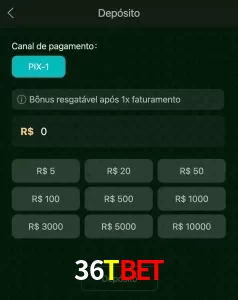deposits 36TBET